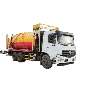 Liberation cleaning and suction vehicle, large pipeline drainage vehicle, dredging and cleaning dual-purpose vehicle