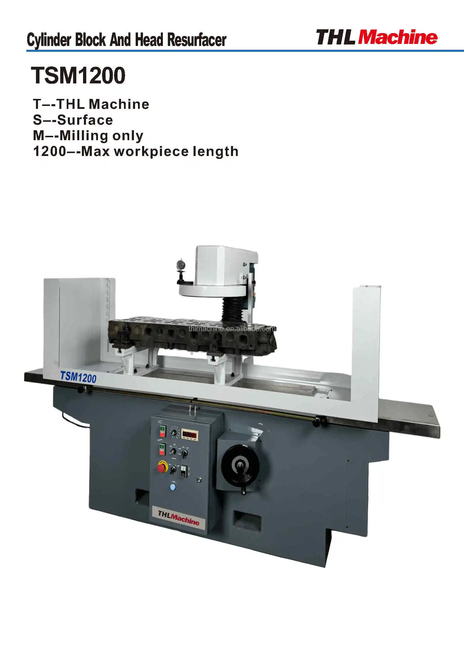 Block and Head Resurfacing Machine TSM1200 - High Productivity