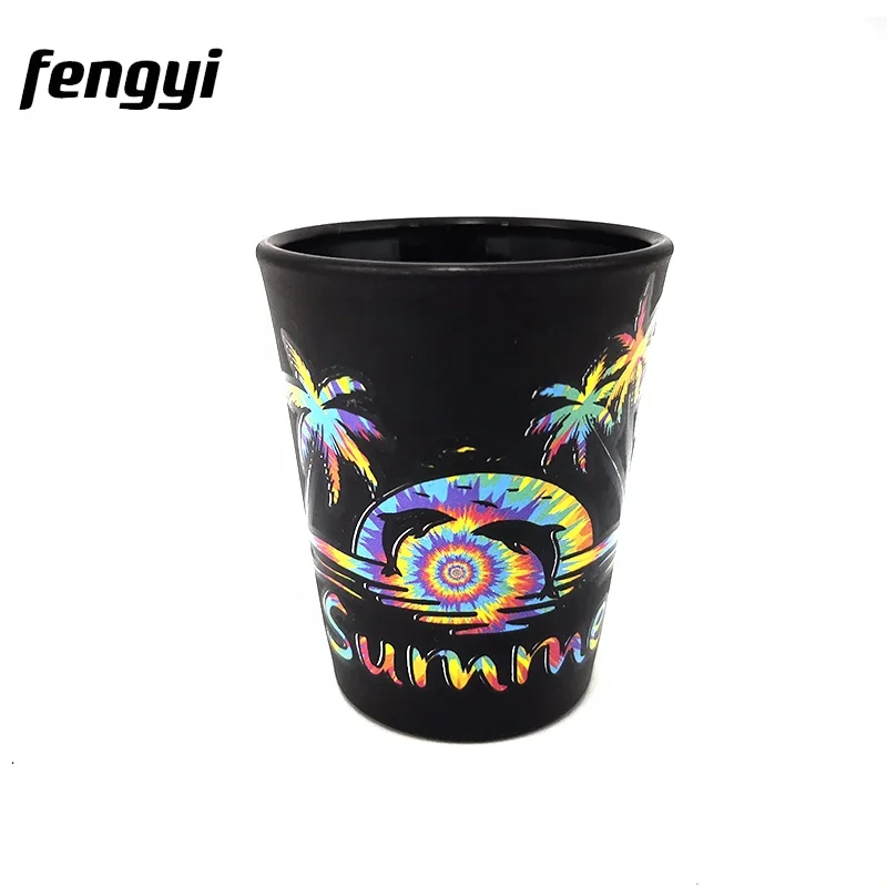 Personalized Blue Frosted Beer Bottle Top Shooter Shot Glass Buy