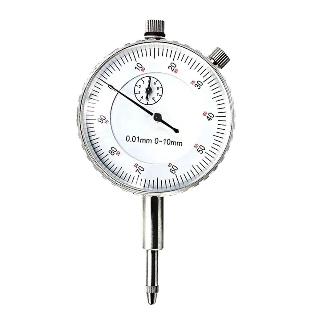 Индикатор часового типа с механической стрелкой измеритель точным разрешением 0 01 мм измерительный инструмент