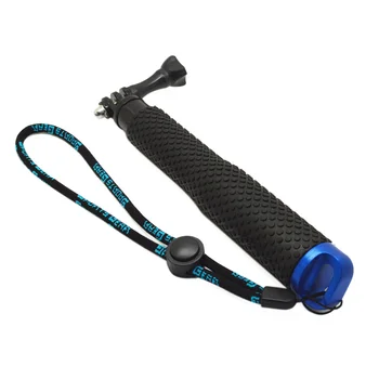 Kaliou G012 19 Inch Waterproof Handheld Grip Adjustable Extension Selfie Stick for Go Pro Cameras