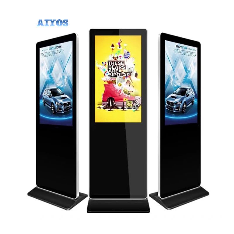 Advertisement LCD Display Board Commercial Display Mobile Portable Digital Signage Advertising Touch Screen Display
