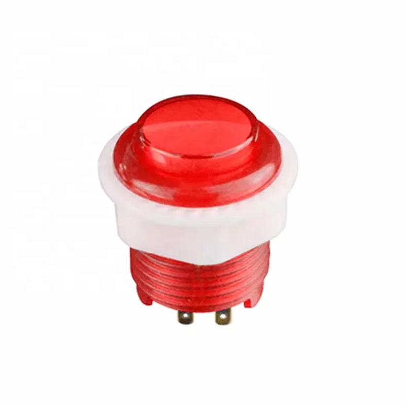 Factory Price 24mm Arcade Push Button 5V&12V LED Illuminated Switching