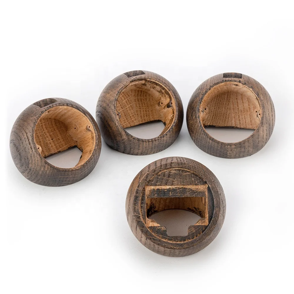 Прямая продажа от производителя маленькая отделка стола для спальни рамка из массива дерева кварцевый аналоговый Деревянный Будильник обработка