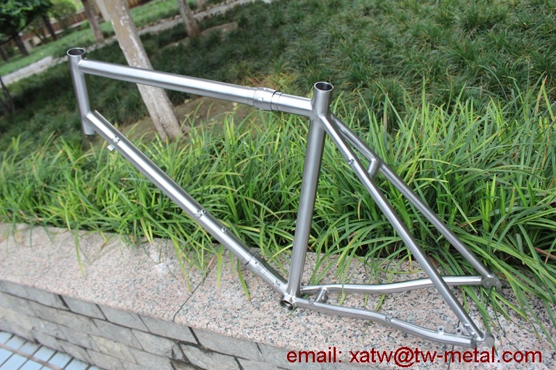 XACD Made Ti Cyclocross Frame with Coupler Titanium Gravel Bike Frame with Coupler