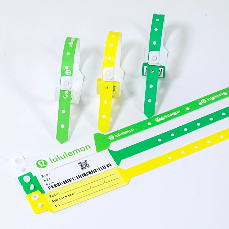 Promotion customized printing logo serial number qr code wristbands vinyl soft disposable plastic wristbands for events hospital