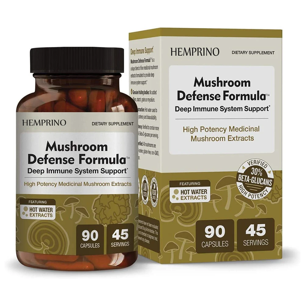 Mushroom Extract Capsules Vegan Reishi Mushroom Supplement For Immune System Support Healthcare Supplement