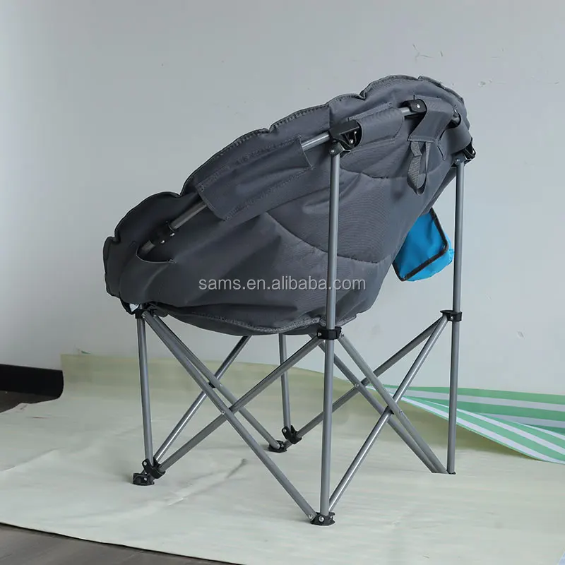 Заводская поставка садовый стул с карманом для воды пляжный лагерь отдыха складной
