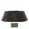 Caramel-colored tree skirt-large