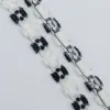 White and black [1cm*10 yards]