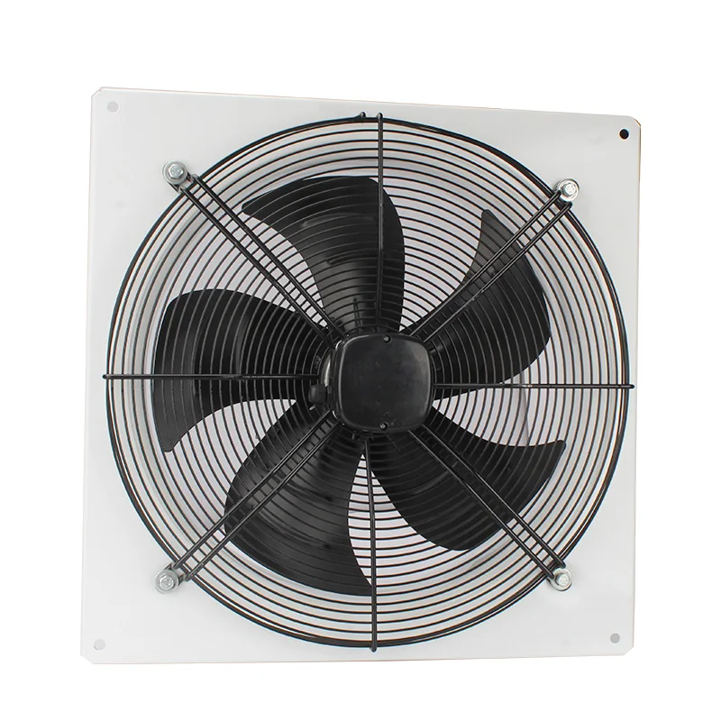 New design 400mm square type one pcs axial flow exhaust fan