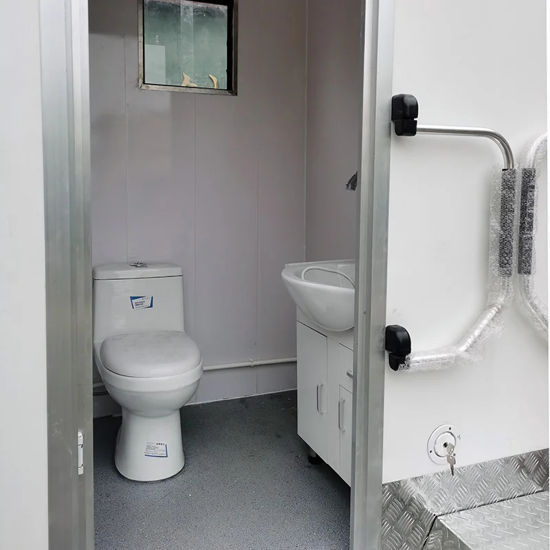 Suntech 4 Station Restroom Trailer Luxury Portable Bathrooms Restrooms