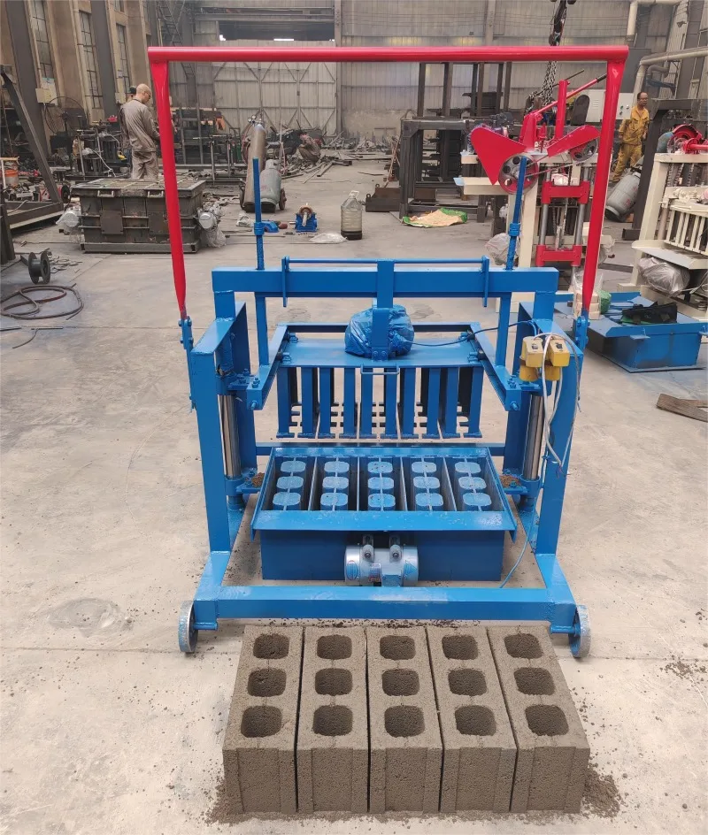 3 Holes Hollow Brick Making Machine Concrete Block Making Machine Small ...