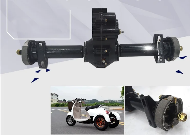 2 Wheels Convert 3 Wheels Electric Scooter Motorcycle Conversion Kit ...