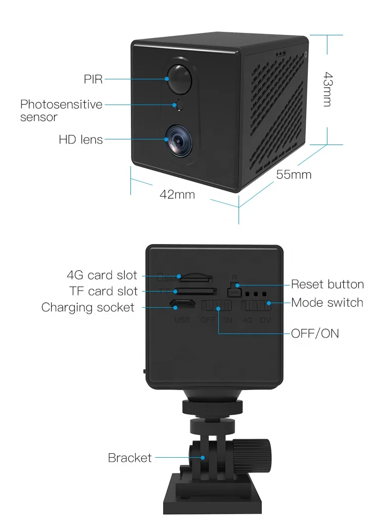 Mini WiFi-camera 1080P HD Draadloze camera Videocamera met nachtzicht Beveiligingscamera's voor gebruik binnenshuis kopen vanaf een prijs van 20