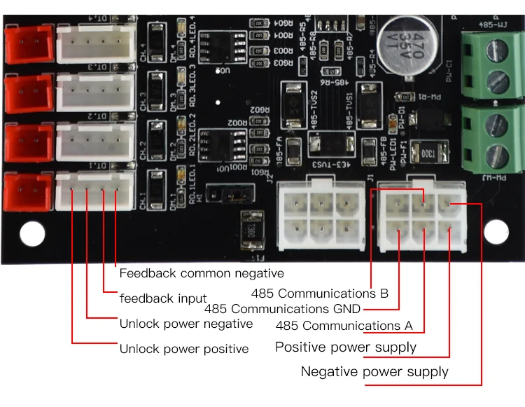 Smart Locker Control Board 12 18 25 CH  Board Controller for Smart Parcel Vending Machine PCBA Product Category
