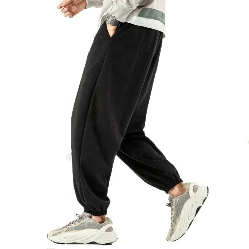 JL0227B Streetwear French Terry Flared Jogger Sweatpants Cotton Flare Sweat Pants Men Puff Printing Sweatpants Men
