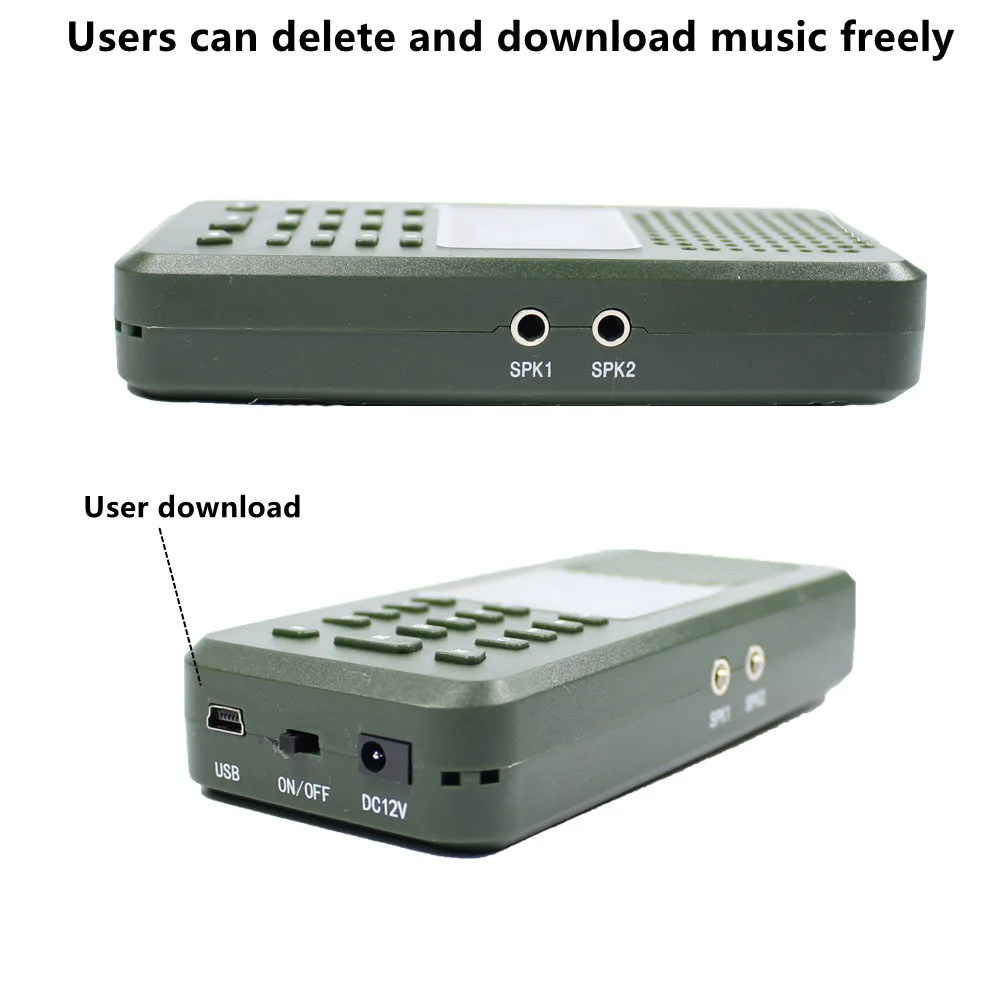 Mini 20w Night Bird Sounds Calls Mp3 Sounds Hunting Bird Caller For