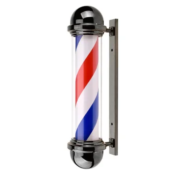 Professional Factory direct sell 65CM  Hair Salon LED Light Wall Hanging Retro Light Outdoor Waterproof Barber Pole Light