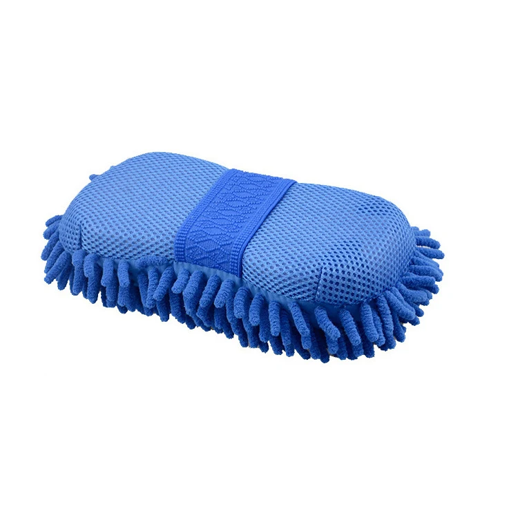 Коралловый флис инструмент для мытья автомобиля синель губка блок губки