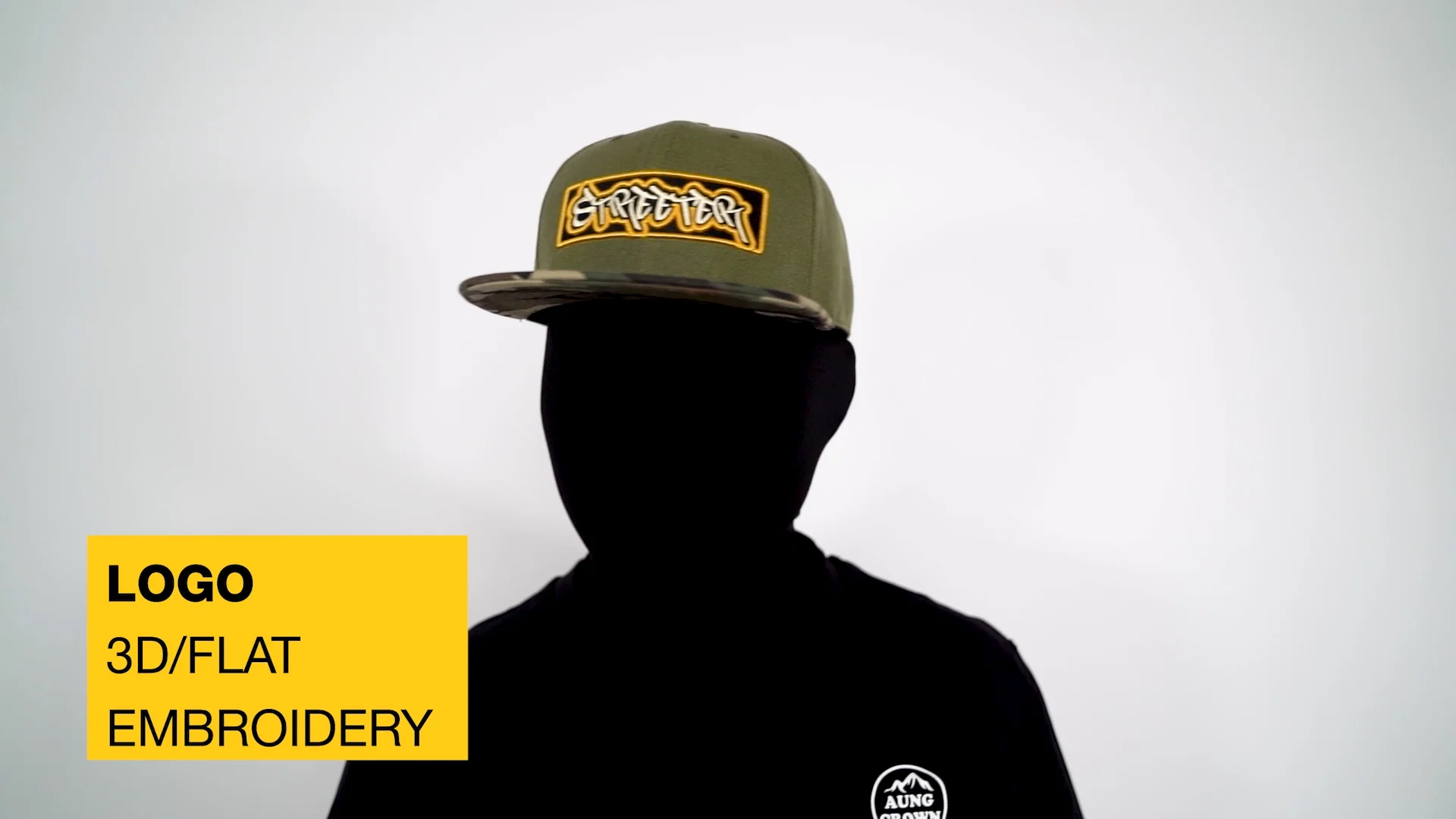 Custom 5/6 Panels Flat Brim Cool Camo Snapback Hats Camp Camouflage