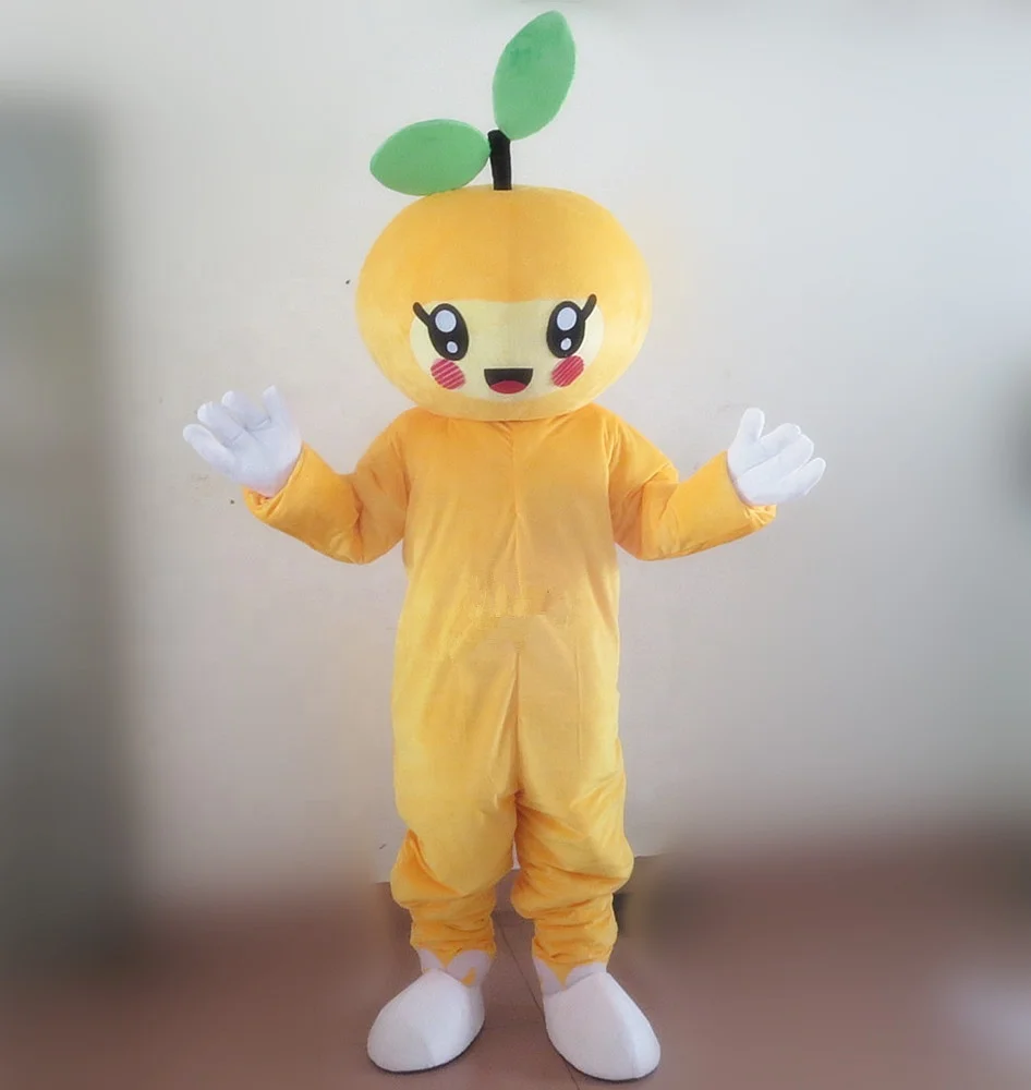 Details about   Adversting Orange Fruits Mascot Costume Suits Cosplay Dress Adults Party Game US