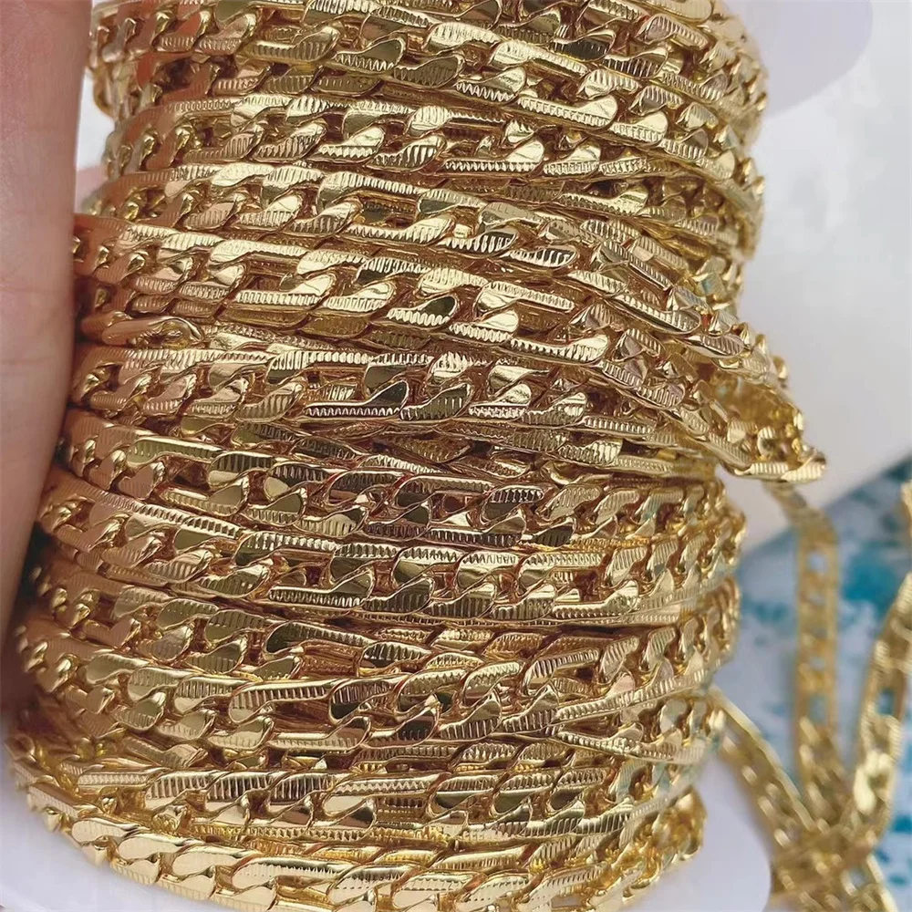 High Quality Thick Flat Curb Cuban Link 