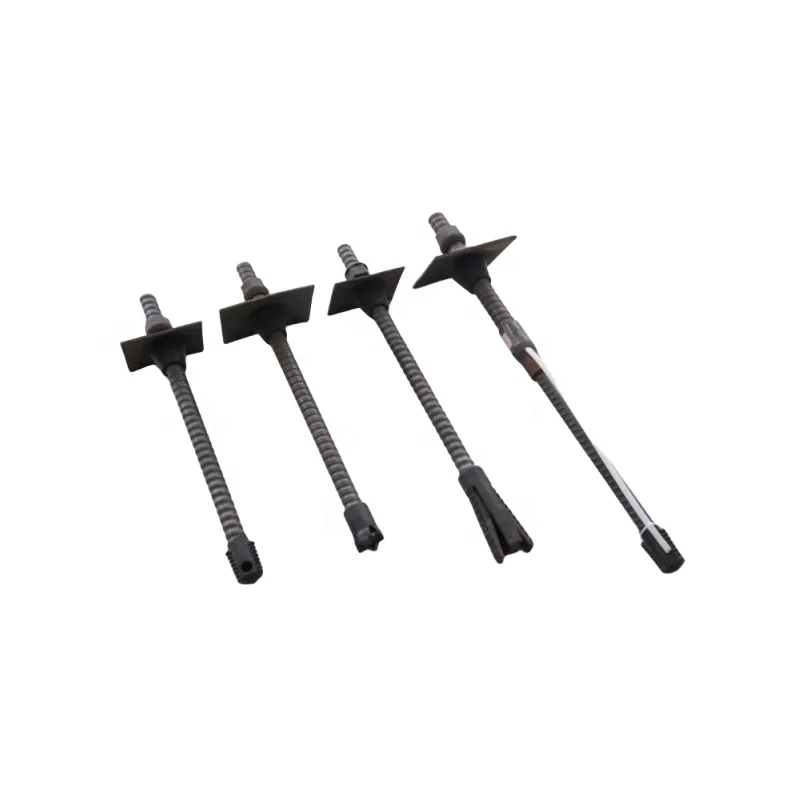Galvanized Threaded Bar with Nut Coupler Bearing Plate Rock Grouted Steel Bolt Rock Dowels Resin Roof Bolt