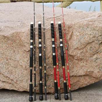 CHEERY Deep Sea Boat Fishing Rod Super Hard Solid Glass Steel 150# Electric Winch 400kg 1.65-2.1m 1.5-Section South Oil Bottom – Hard Lure – view 5