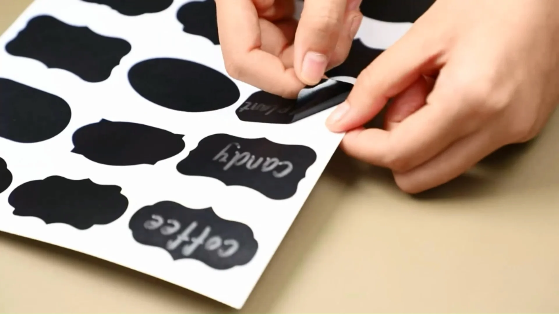 Black Lollipop Sealing Sticker Hand Made Self-adhesive Stickers ...