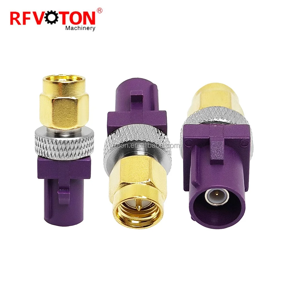 Fakra to SMA Adapter SMA Male to Fakra Male Female Code A/B/C/D/E/F/G/H/I/K/Z 50 Ohm SMA Fakra Adaptor RF Coaxial Connectors supplier