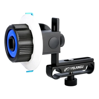 YELANGU F0 Camera Follow Focus with Gear Ring Belt for C / N / Video Cameras / DSLR Cameras detail image