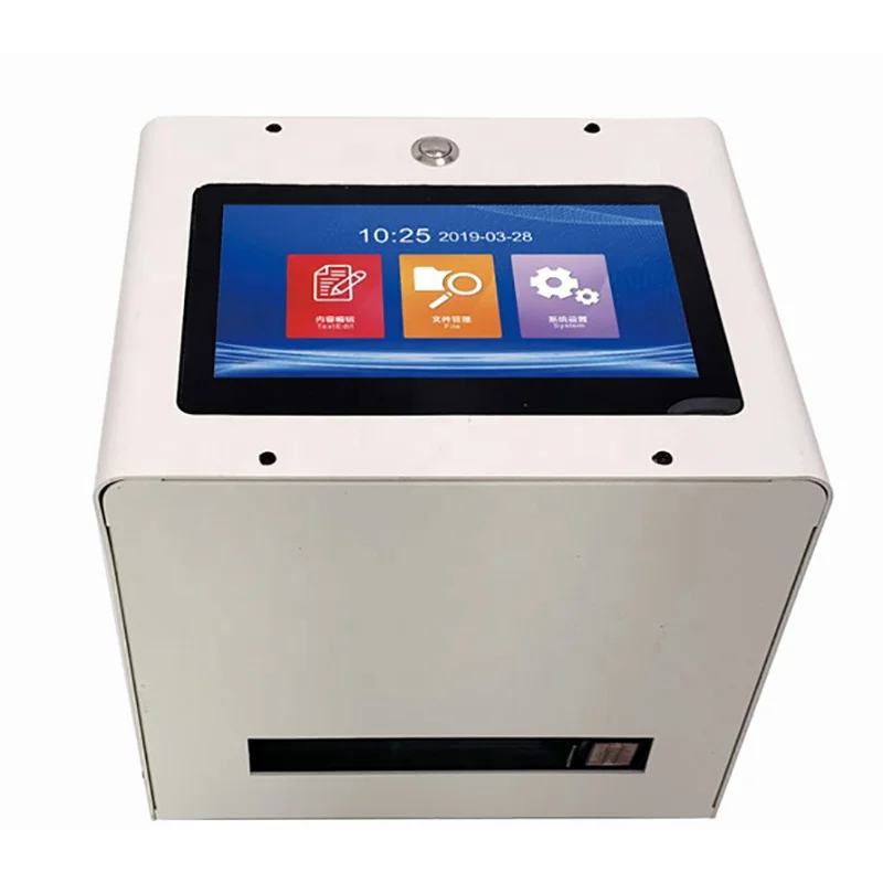 Portable Tabletop Expire Date Printing Machine for Juice Shampoo Can Jar Tin Bottle Plastic Bag Pet Bottles