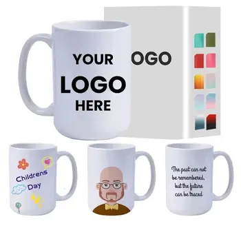 Wholesale  15oz  Sublimation  Coated  Mug  with  White  Color