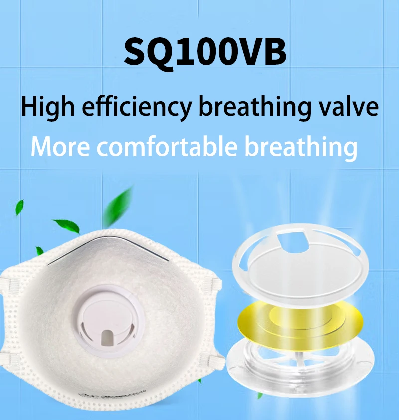 100vb N95 Particulate Respirator Niosh Approved N95 Mask Vent N95 Mask ...