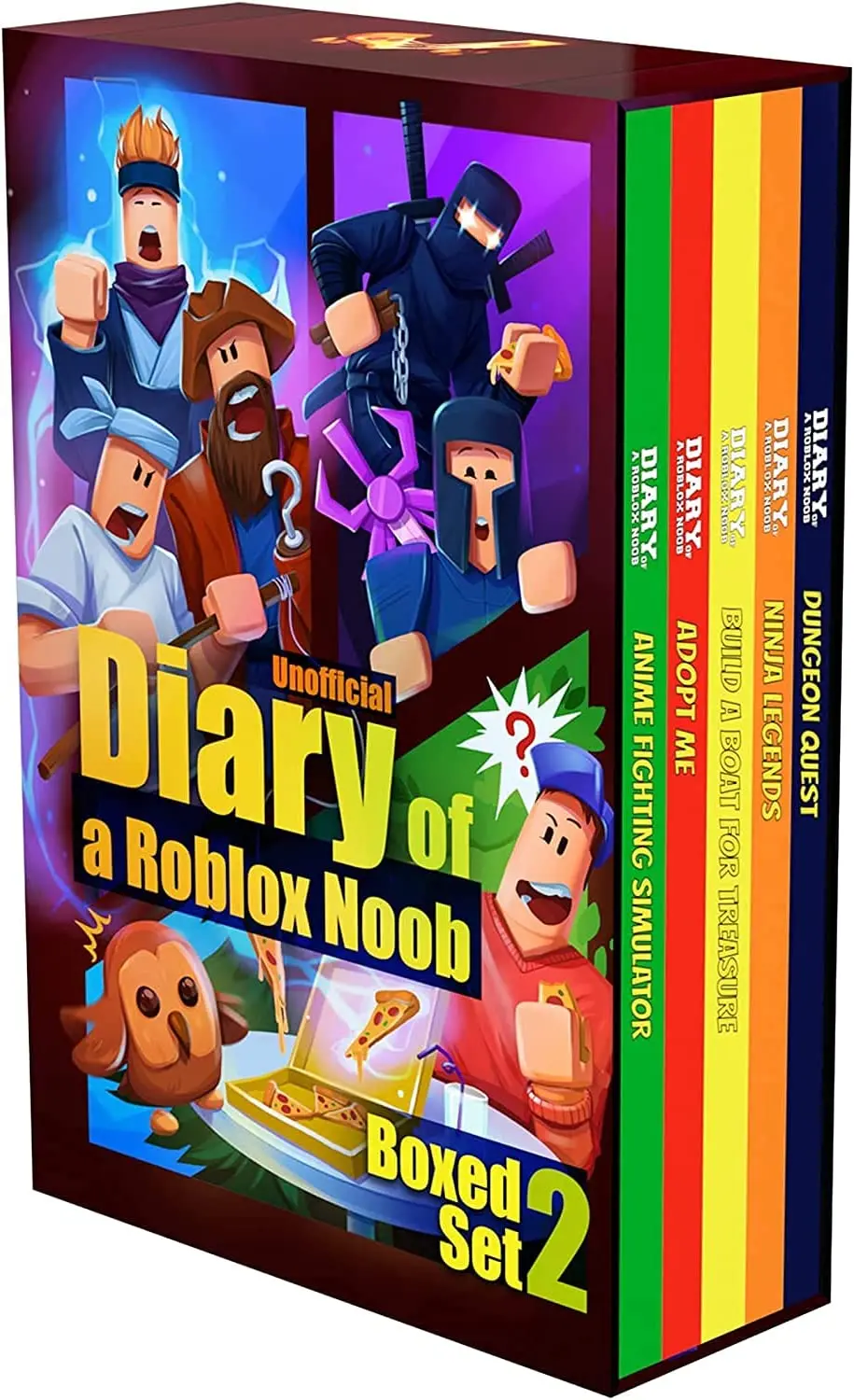 Custom Printing Boxed Set 2 Collective Gift Game Adventure Story Novel roblox Book for Young Boys and Girls