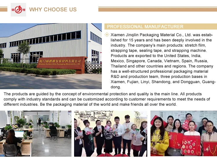 Custom Tray Lldpe Casting Transparent Multicolor Machine Stretch Film