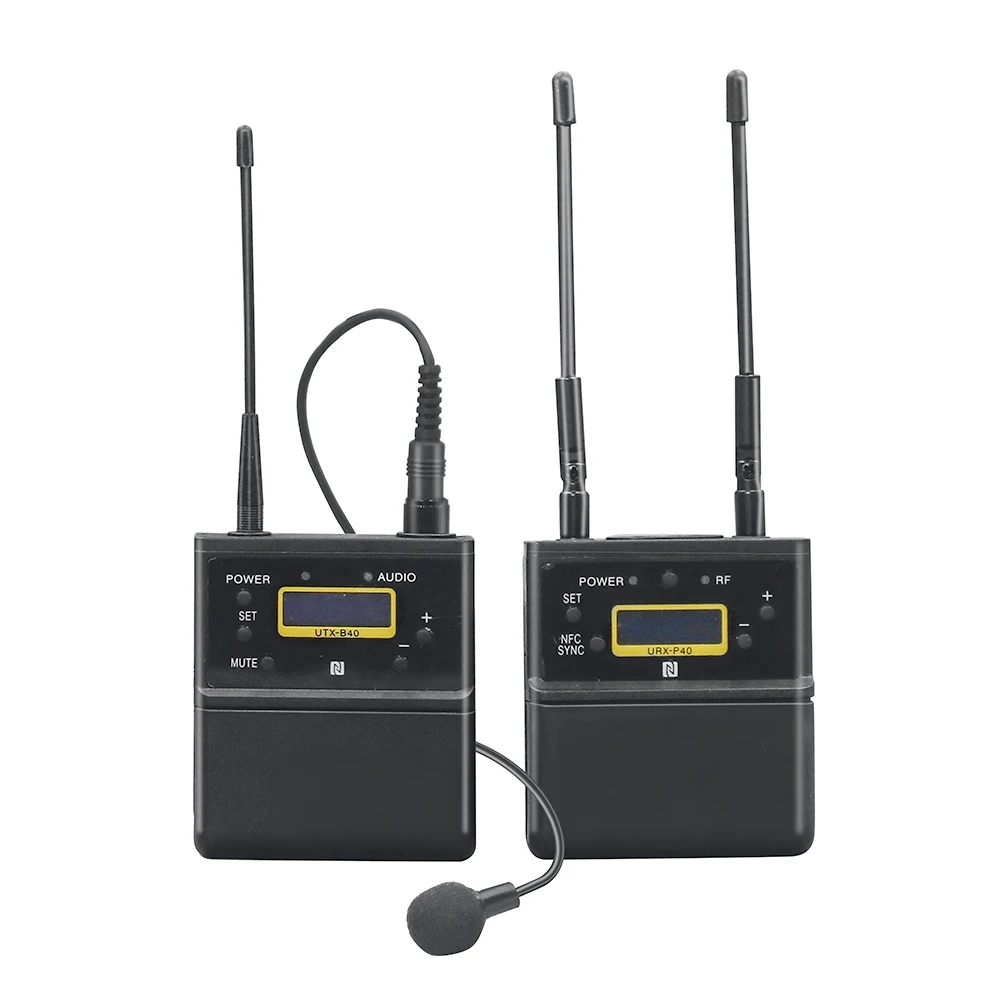 UWPD21 Video Camera Wireless Microphone with 2 Transmitters 1 Receiver