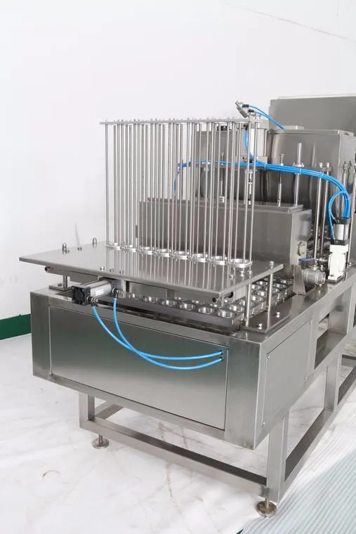 Ac Inverter Plastic Jelly Pudding Cup Filling Sealing Machine for Polyethylene Container