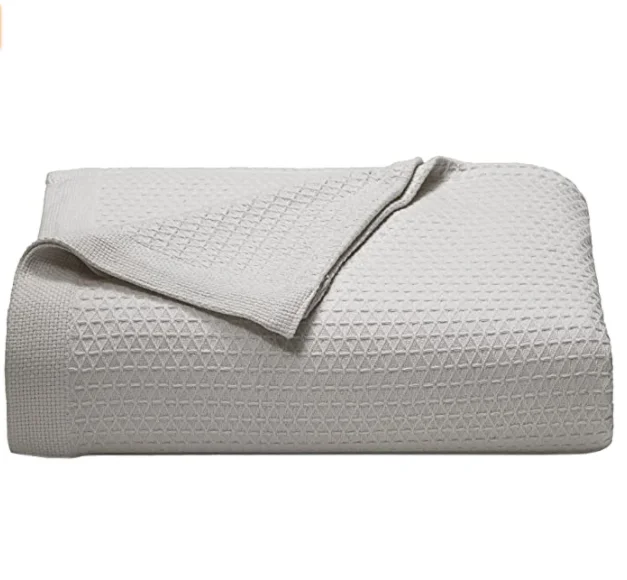 Beauty 100 Cotton Waffle Weave Thermal Blanket Hospital Blanket Bed