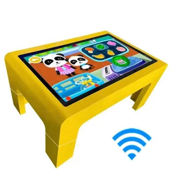 2024 new arrivals smart interactive touch table HD 32 Android WIFI Capacitive  touch  Preschool Games table  for kids