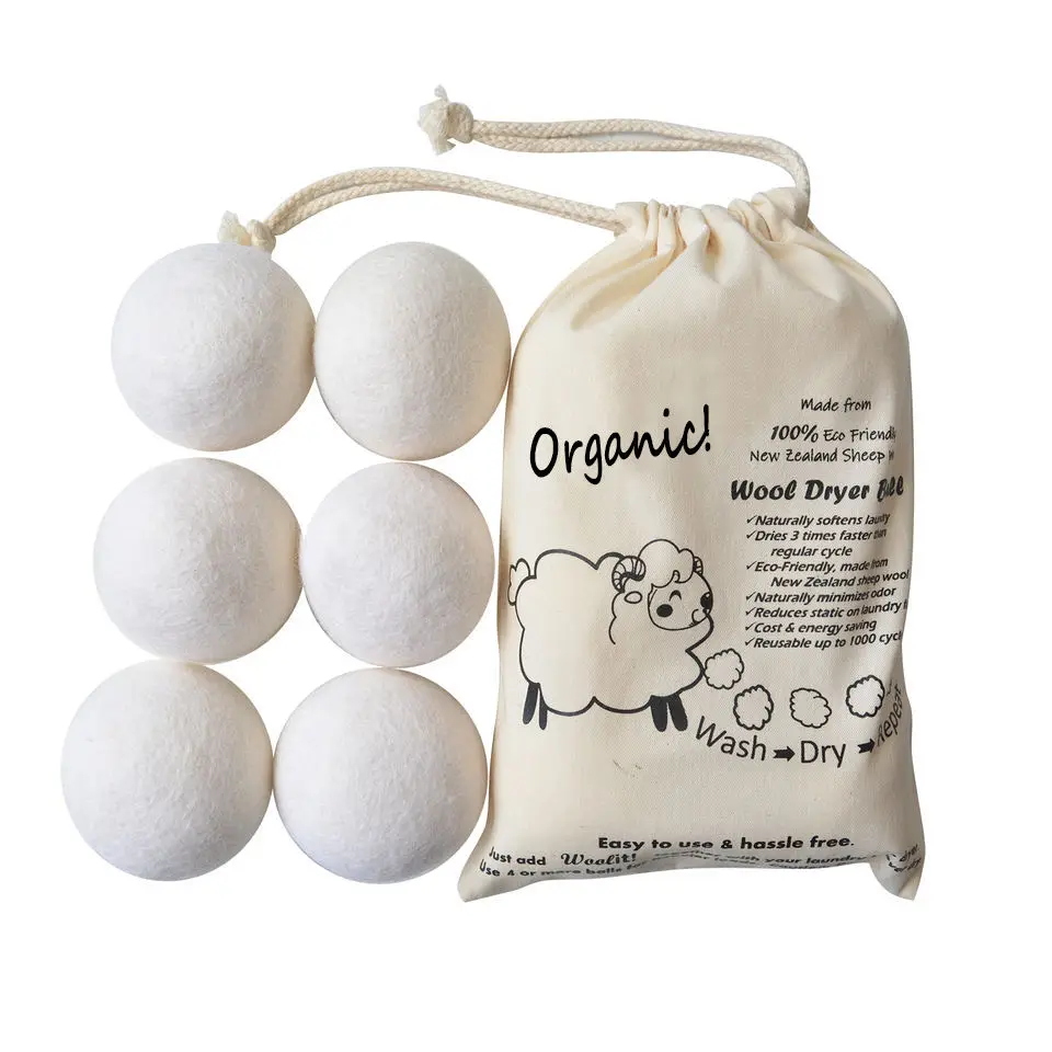 Сушильный шарик для шерсти 7 см, самые продаваемые продукты, лидер продаж, Лидер продаж, Компостируемый сушильный шарик для шерсти 2025