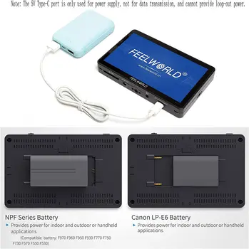 FEELWORLD F6 Plus V2 6 Inch DSLR IPS Video Peaking Focus Camera Field Touch Screen Monitor detail image