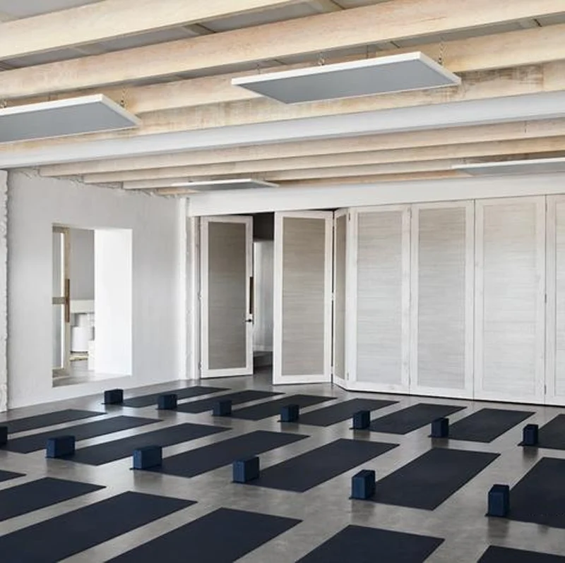 Ceiling Infrared Heating Panel With Light Ir Infrarotheizung Smart Heater Hot Yoga Wall Panel Heater