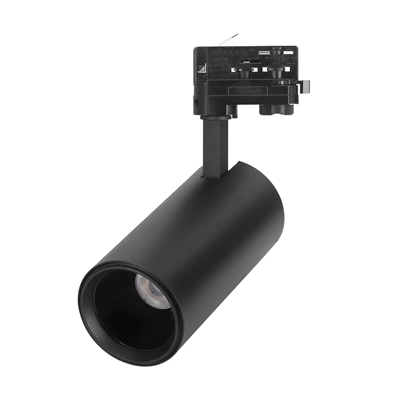 Может занять от 10 до 30 Вт 3 4 фазный провод COB Регулируемый прожектор Led Light Rail светодиодный Трековый светильник для коммерческих проектов