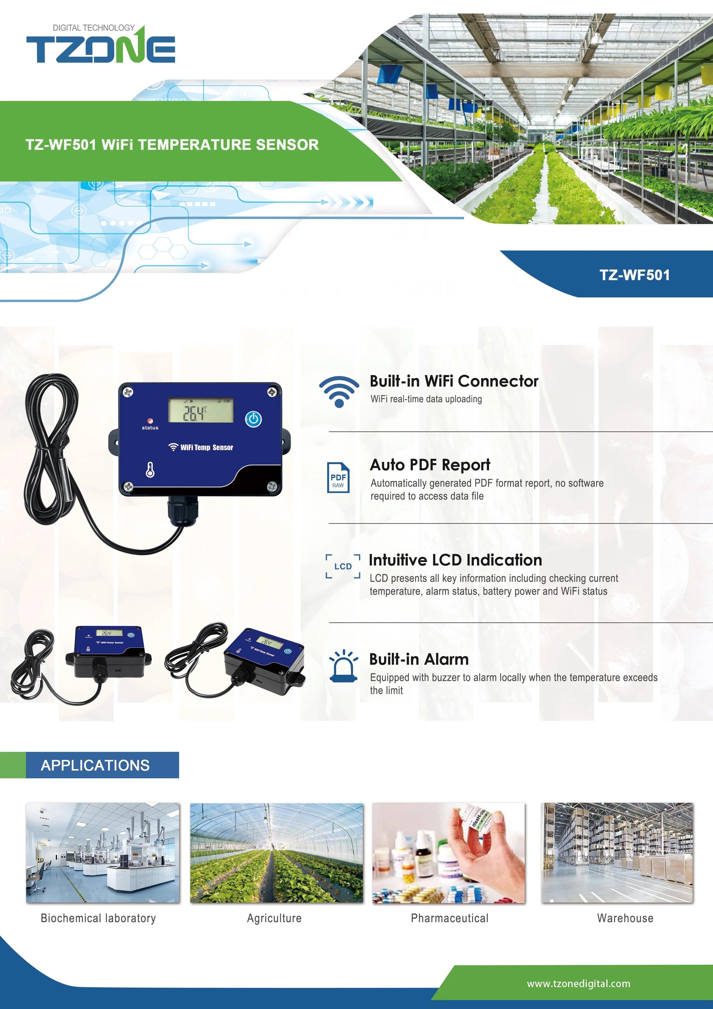 Remote Monitoring Systems WiFi Thermometers