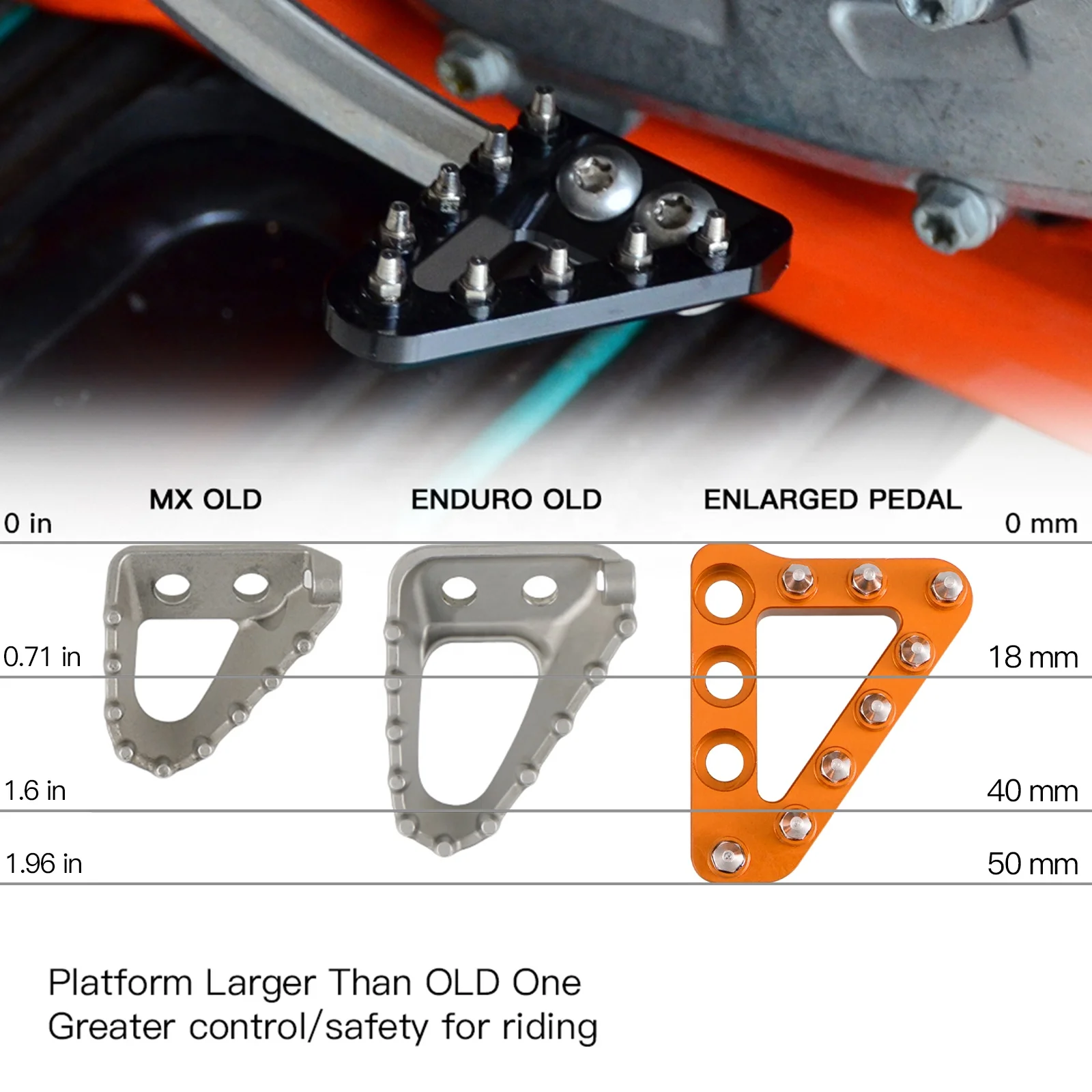 Rear Sintered Brake Pads For KTM 300 XC/XC-W (2006-2019) - High Heat, Low Dust