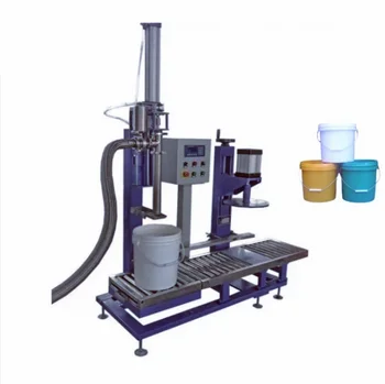 Factory Supplier Semi-automatic Wine Liquid Wooden Drum Weighing Filling Machine