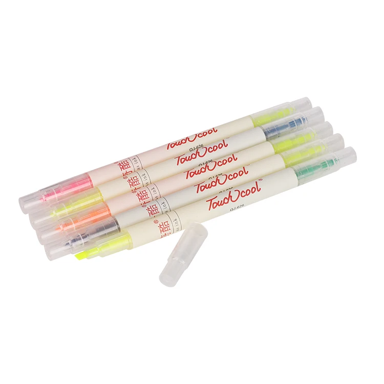 Высокое качество индивидуальный логотип профессиональная небольшая емкость многоцветный маркер хайлайтер ручка