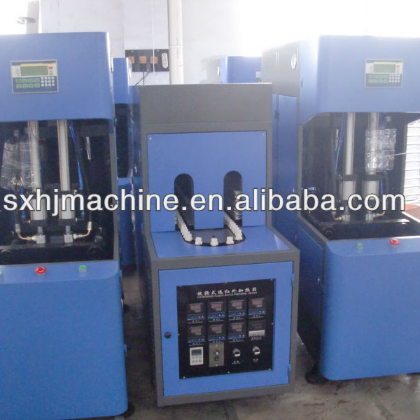 Полуавтоматическая машина для выдувания ПЭТ бутылок/воздуходувка